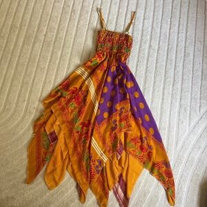 Multicoloured fairy boho dress size S/M spring summer party festivals beach
